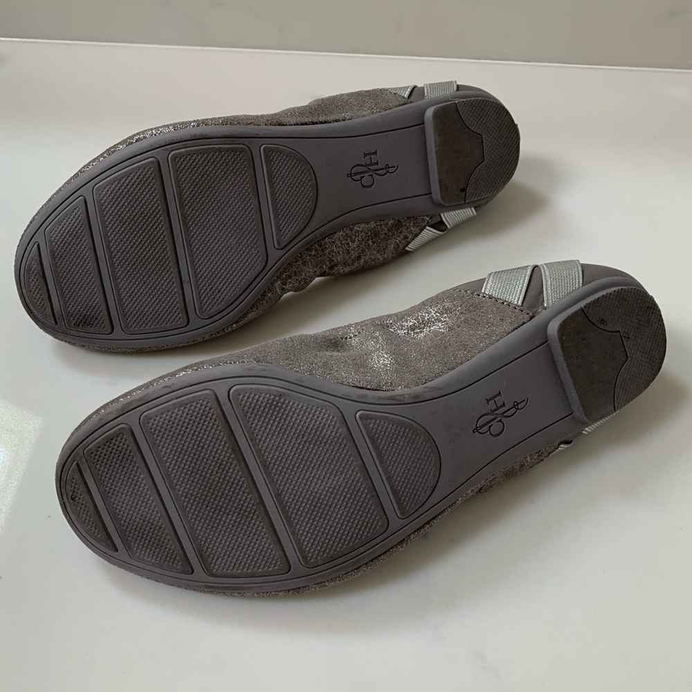 Cole Haan Metallic Strappy Ballet Flats Size 8 - Picture 7 of 8